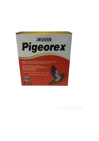 Pigeorex 125ml Tüm Kuşlarda Hırıltı- Balgam Söktürücü