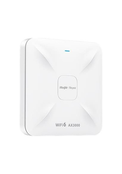 Ruıjıe Reyee Rg-rap2260 1xgb/1x2.5g Port 2.4/5ghz Ax3000 Wıfı6 2x2 Mımo Wıfı6 Poe Tavan Tipi Access Poınt Adaptörsüz
