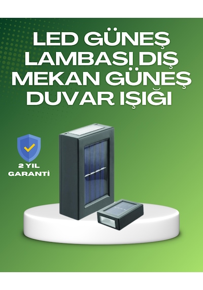 Hnrlıshp Dış Me Güneş Paneli İle Aydınlatma Lambası