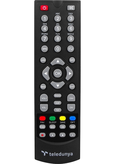 Teledünya 8800 Hd Uydu Alıcı Kumandası