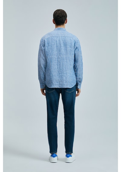 Lufian Fredıc Smart Jean Erkek Pantolon Slim Fit Mavi Mavi 111200198100300 Mavi