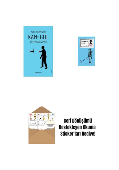 Kan Ve Gül + Cehennem Çiçeği + Okuma Sticker'ları