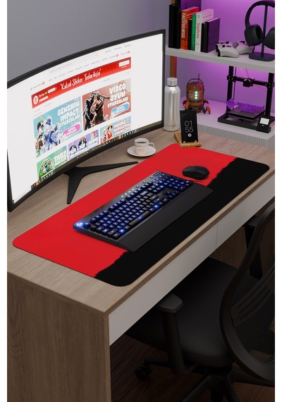 Red Dead Redemption 2 Dikişli Kauçuk Oyuncu Mousepad V1 - 90x40 Xxl Gaming Mouse Pad