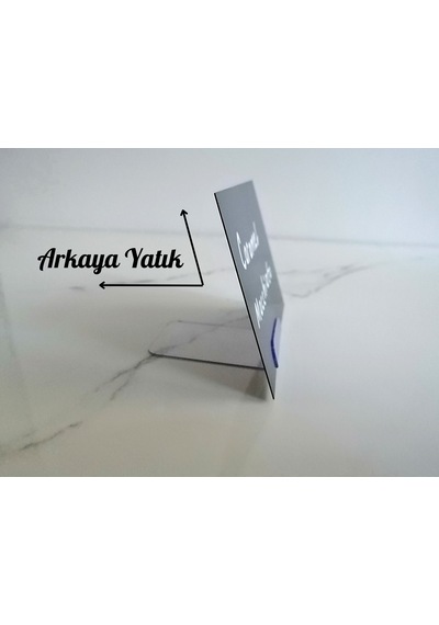 10 Adet Dekoratif Siyah Etiket Seti A7 10x7,5 Cm Karatahta Ayaklı
