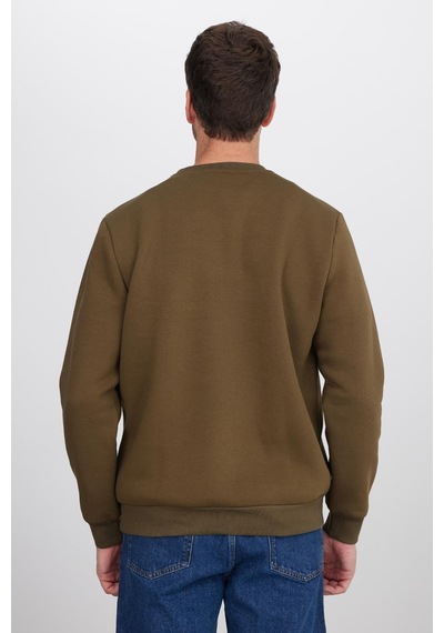 Tudors Unisex Relax Fit Rahat Kesim Pamuklu 3 İplik İçi Polarlı Yeşil Bisiklet Yaka Sweatshirt-37020 Yeşil Tudors Unisex Relax Fit Rahat Kesim Pamuklu 3 İplik İçi Polarlı Yeşil Bisiklet Yaka Sweatshirt-37020 Yeşil