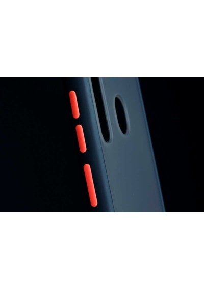 Huawei P30 Lite Kılıf Zore Fri Mat Yüzey Renkli Kenar Kılıf