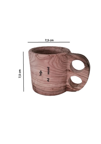 İsme Özel Tasarımlı Zeytin Kuksa Ahşap