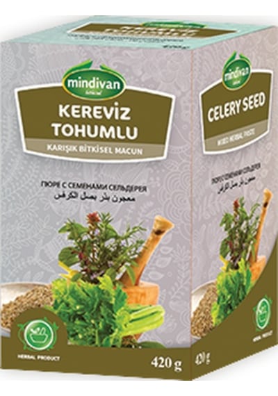 Mindivan Kereviz Tohumlu Karışık Bitkisel Macun 420 G