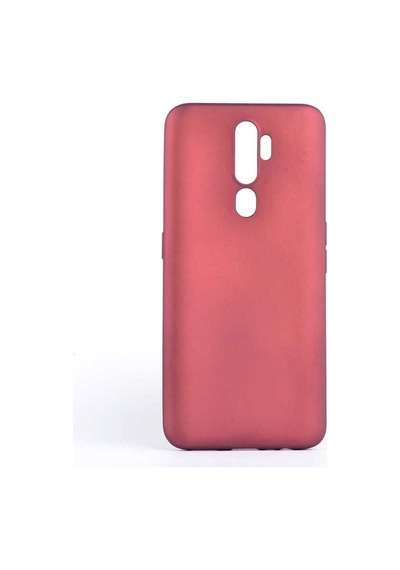 Oppo A9 2020 Kılıf Zore Premier Silikon Kapak Mürdüm