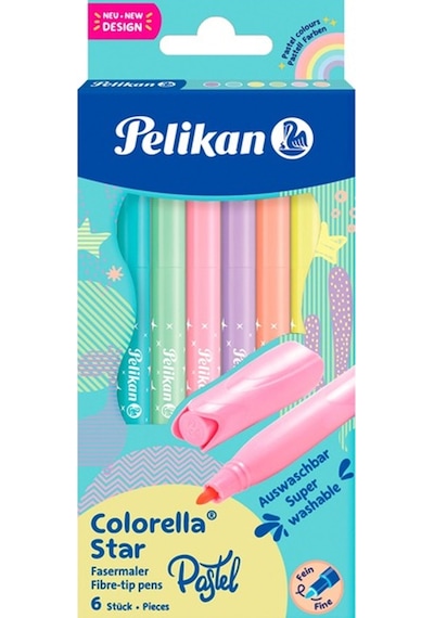 Pelikan Keçeli Kalem Colorella Pastel 6 Lı Paket