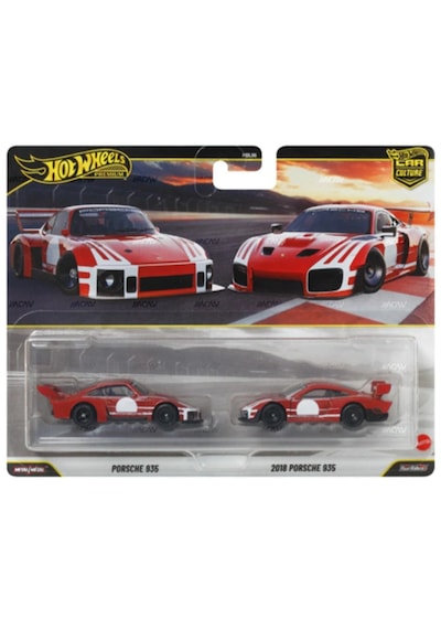 Hot Wheels Premium 2 Li Set Porsche 935 Kırmızı