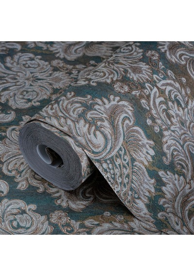 Seven 7807 Zengin Barok Damask Desenli Duvar Kağıdı 16,5m2