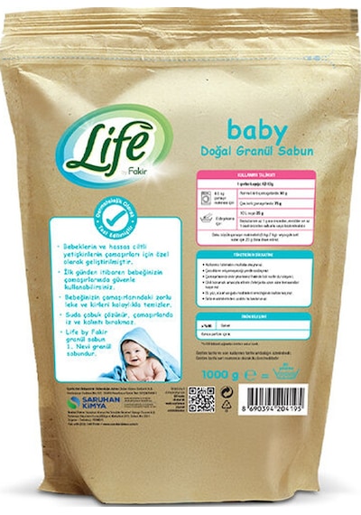 Life By Fakir Baby Doğal Granül Sabun 1kg Diğer