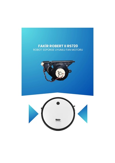 Fakir Robert Iı Rs720 Robot Süpürge Uyumlu Fan Motoru