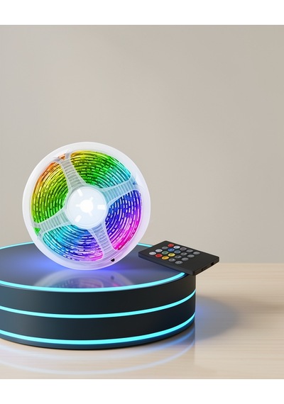10m İç Mekan Rgb Şerit Led Kumandalı Renkli 50498710