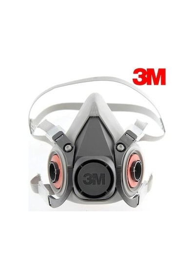 3M 6200 Yarım Yüz Maskesi + 3M 6057 Abe Filtre + 3M 5935 P3