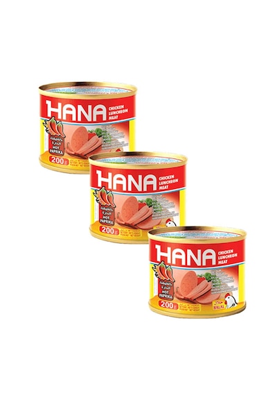 Hana Acılı Salam Konservesi 3 x 200 G