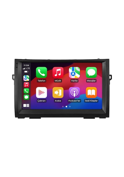 Toyota Prius 2005-2009 Android Multimedya Carplay Android Auto Navigasyon Kameralı 4gb Ram 64gb 9"