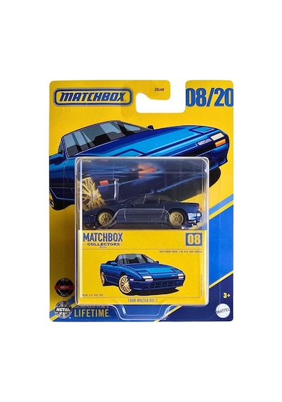Matchbox Koleksiyon Araçlar 1988 Mazda Rx-7 Gbj48 - Jcl41 Sarı