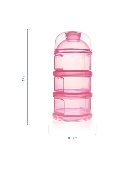 Babyjem Katlı Toz Mama Kabı Pembe