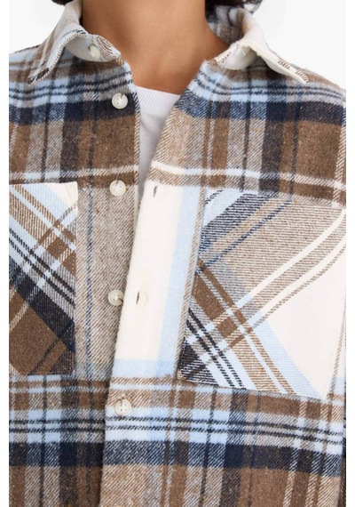 Defacto Erkek Çocuk Oversize Geniş Kalıp Polo Yaka Flanel Uzun Kollu Gömlek F4097a825wnbn550 Kahve Defacto Erkek Çocuk Oversize Geniş Kalıp Polo Yaka Flanel Uzun Kollu Gömlek F4097a825wnbn550 Kahve