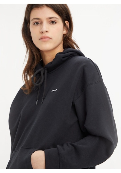 Levi's Kadın Kapüşonlu Siyah Sweatshirt - 001tz-0000 001