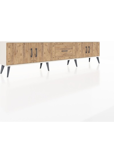 Arges Tv Ünitesi 2 Raflı Tek Çekmeceli 4 Kapaklı 220x30x51 Aytaşı-çam Atlas Çam/atlas Çam - Aytası Arges Tv Ünitesi 2 Raflı Tek Çekmeceli 4 Kapaklı 220x30x51 Aytaşı-çam Atlas Çam/atlas Çam - Aytası