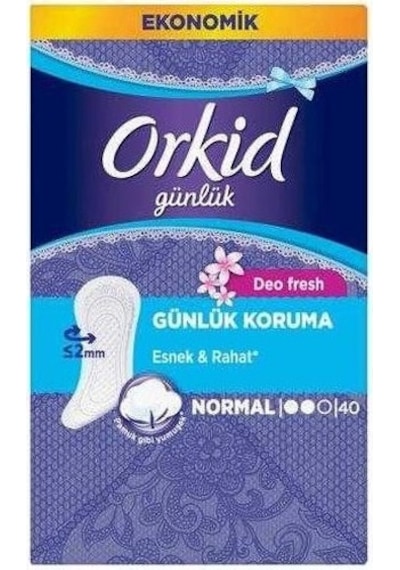 Orkid Günlük Ped Normal 40 Adet Ekonomik Paket