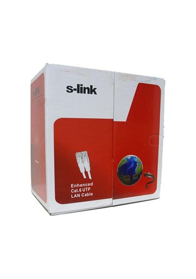S-lınk Sl-cat608 Cat6 Utp 305 Metre 24 Awg Network Kablosu Tek Renk