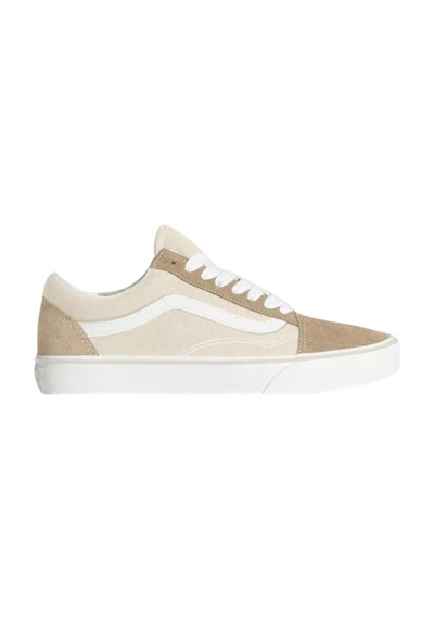 Tommy Hilfiger Old Skool Uniseks Krem Spor Ayakkabı - Vn000d7z