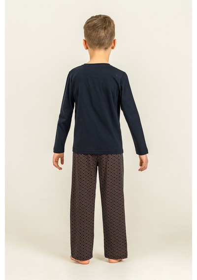 Arnetta Baba Oğul Bear Club Lacivert Uzun Kol Pijama Takım Ar3824-a-v1 Ar3824-a-v1
