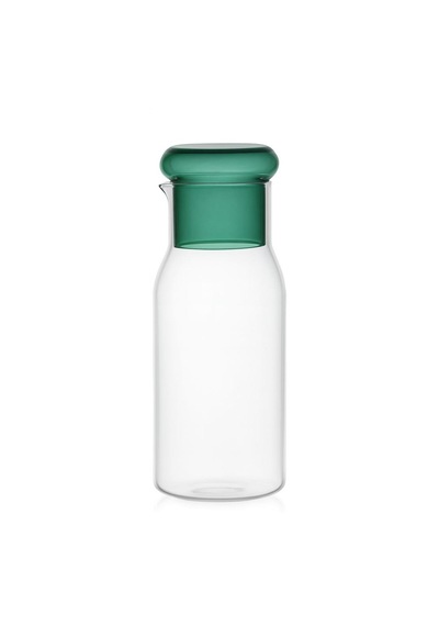 Borosilikat Cam Sürahi/başucu Sürahi, Bardaklı, 950 Ml