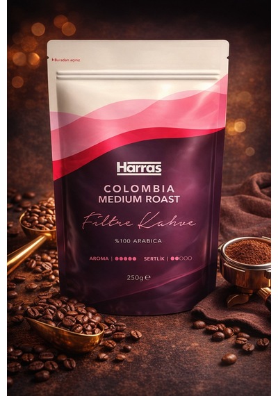 Colombia Medium Filtre Kahve 250 G Kavrulmuş