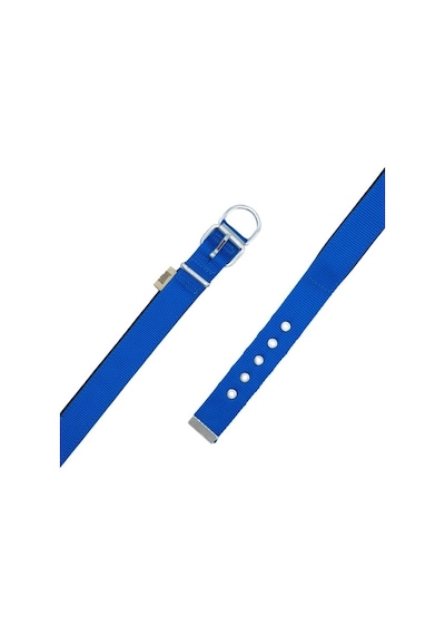 Doggie Konfor Dokuma Sade Boyun Tasması Royalblue 3 x 42-50 CM Mavi