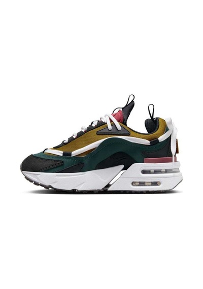 Nike Air Max Furyosa Sneaker Green Platform Taban 4cm Kadın Günlük Spor Ayakkabı Yeşil