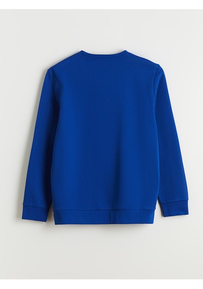 Lcwaıkıkı Basic Lacivert Bisiklet Yaka Erkek Kalın Sweatshirt