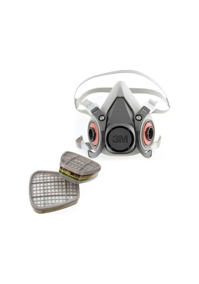 3M 6300 Yarım Yüz Maskesi ve 3M 6059 Abek1 Maske Filtresi