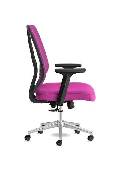 Tr Spark Ofis Sandalyesi Ergonomik Sırt Destekli Çalışma Koltuğu Başlıksız File Sırt Pembe Diğer