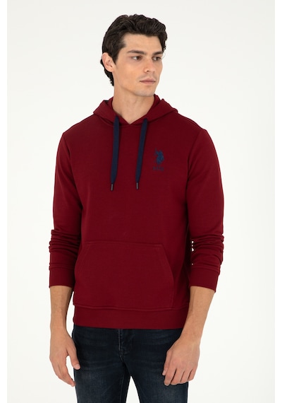 U.s. Polo Assn. Erkek Bordo Sweatshirt 50289059-vr014 Bordo