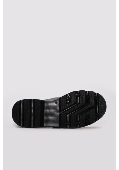 Fast Step Hakiki Deri Kadın Casual Ayakkabı 313za1014-1 Siyah