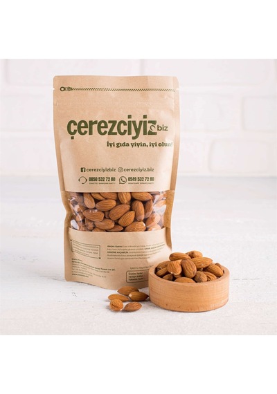 Çerezciyiz Biz Çiğ Badem İçi Tuzsuz 1 KG