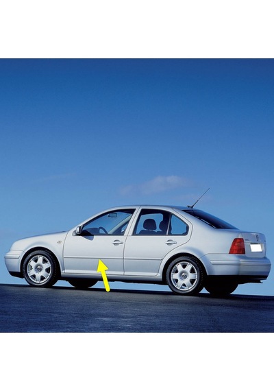 Vw Bora 1999-2005 Sol Ön Kapı Çıtası Boyanır Tip 1j4853515g
