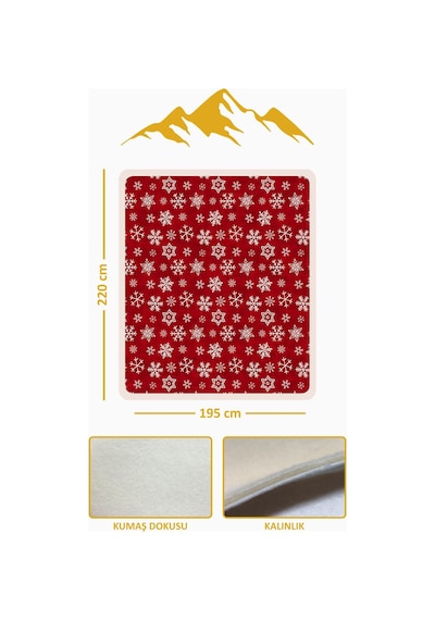 Soft Touch Çift Kişilik Modern Konfor Serisi Termal Battaniye Ybt0038 Renkli