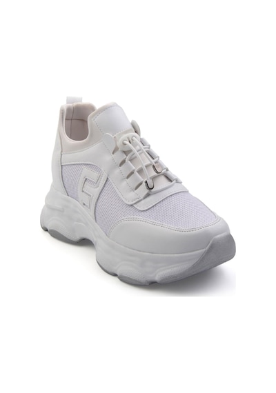 Bambi Beyaz Kadın Sneaker K01093606609 Beyaz
