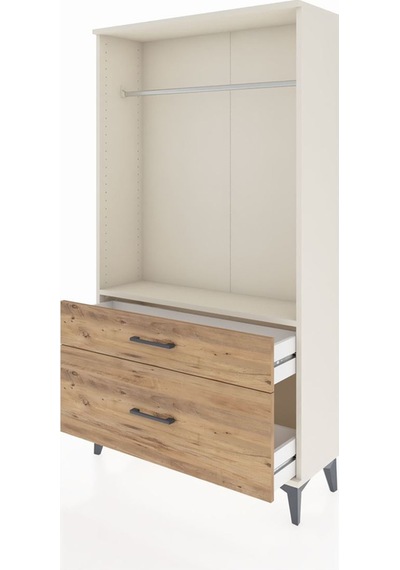Arges Dolap Tek Raflı 2 Çekmeceli Tek Askılı 88x30x163 Aytaşı-çam Aytası Arges Dolap Tek Raflı 2 Çekmeceli Tek Askılı 88x30x163 Aytaşı-çam Aytası
