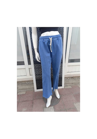 Çınar Boutique Tansel Likralı Kot Pantolon Mavi Mavi