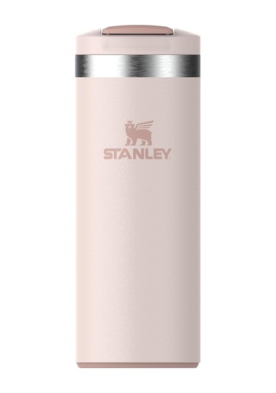 The Transit Fliptop Mug Termos Bardak, 0.35 L, Pembe Kuvars Rose Quartz Açık Beyaz