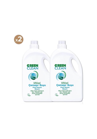 Green Clean Bitkisel Çamaşır Suyu 2750 Ml 2'li Paket 2'li Set