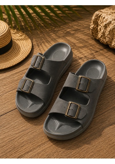Modafrato Dakota Unisex Ortopedik Terlik Günlük Kadın Ve Erkek Dikişli Terlik Dış Mekan Ve Ev Terliği Gri Modafrato Dakota Unisex Ortopedik Terlik Günlük Kadın Ve Erkek Dikişli Terlik Dış Mekan Ve Ev Terliği Gri