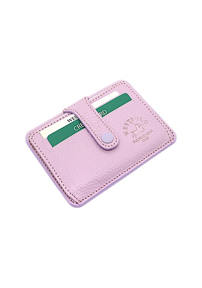 Westpolo Carpi Çok Bölmeli Unisex Hakiki Flötr Deri Kartlık - Açık Lavanta Pembesi Açık Pembe